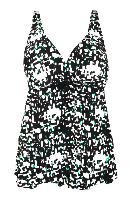 Delaney tankini plavky - horní díl S136-4 bílá XL