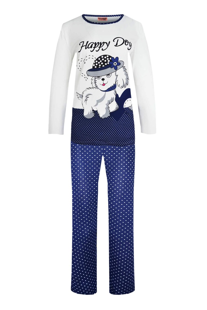 Doggy dvojdílné pyžamo dlouhé 2292