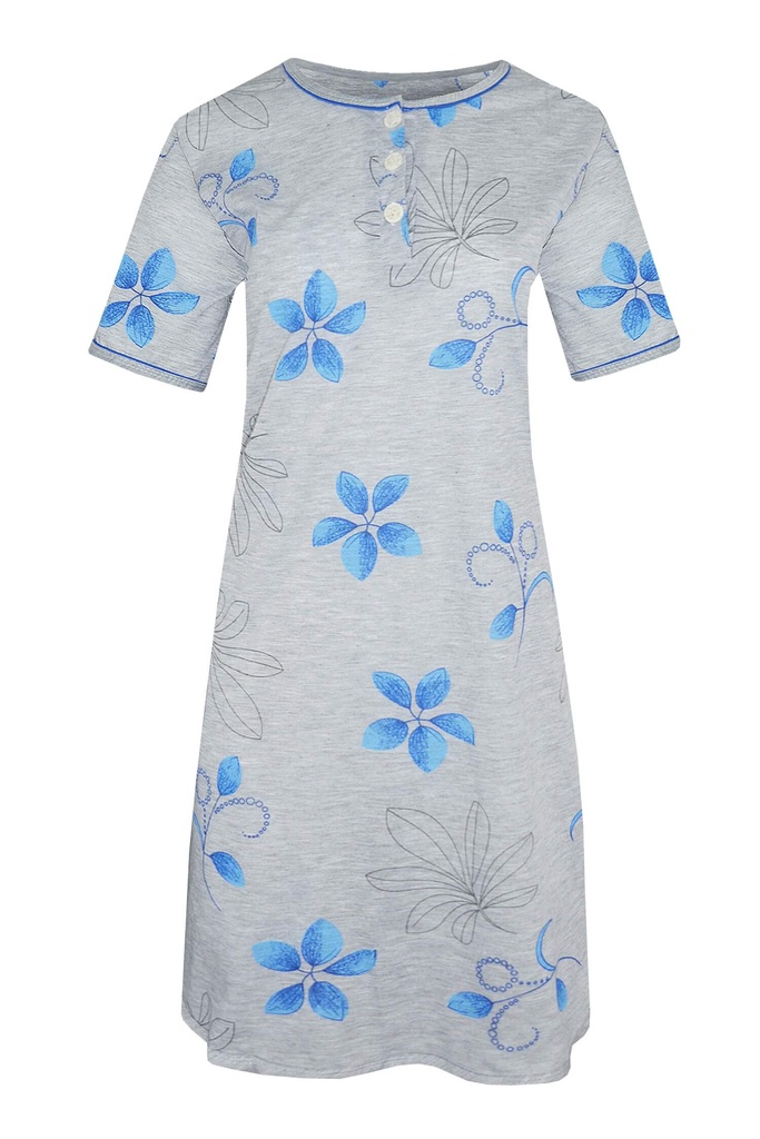 Kordula noční košile s krátkým rukávem 6509 modrá M