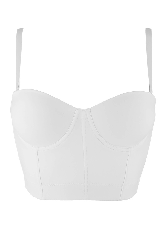 Gustava korzetová podprsenka s výztuží 5878 bílá XL