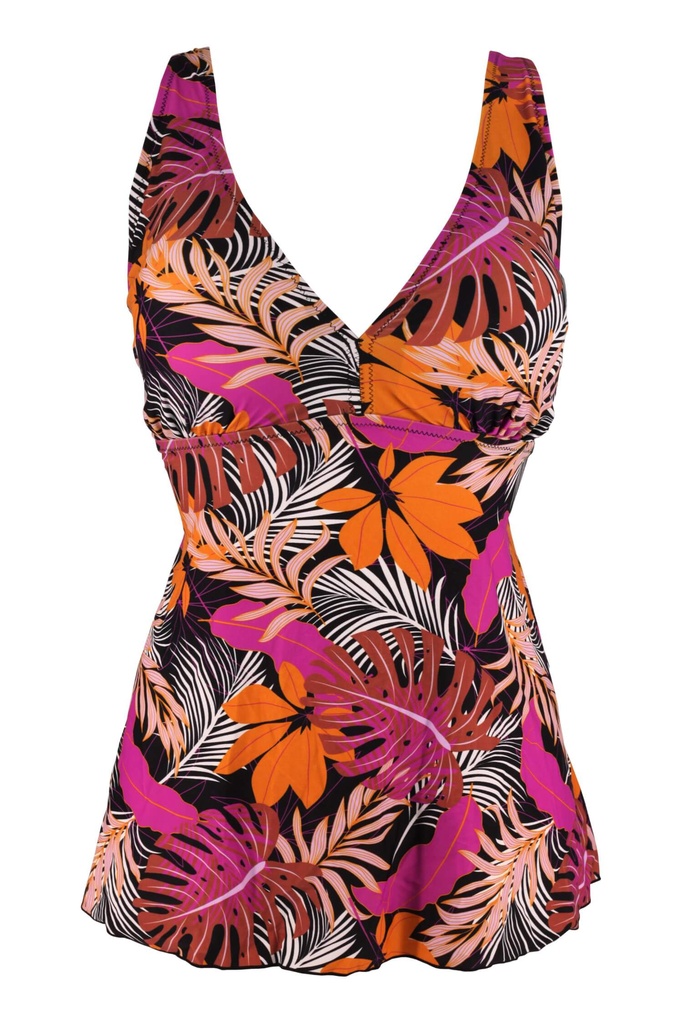 Paradise plavky tankiny pro plnoštíhlé HH87633-A fialová 4XL