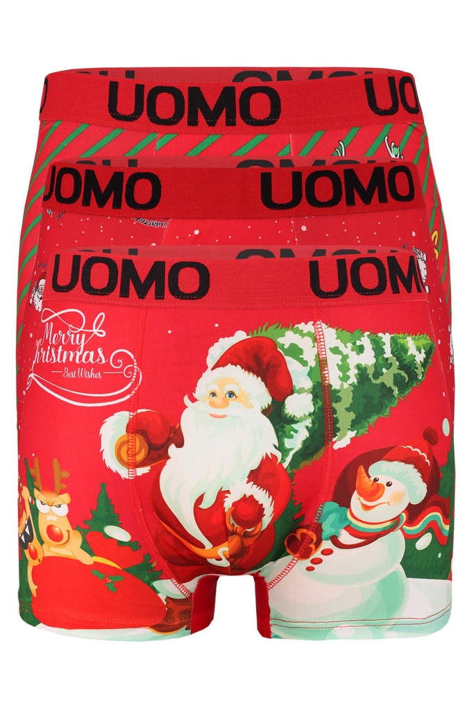 Christmas vánoční spodní prádlo pánské - 3 ks