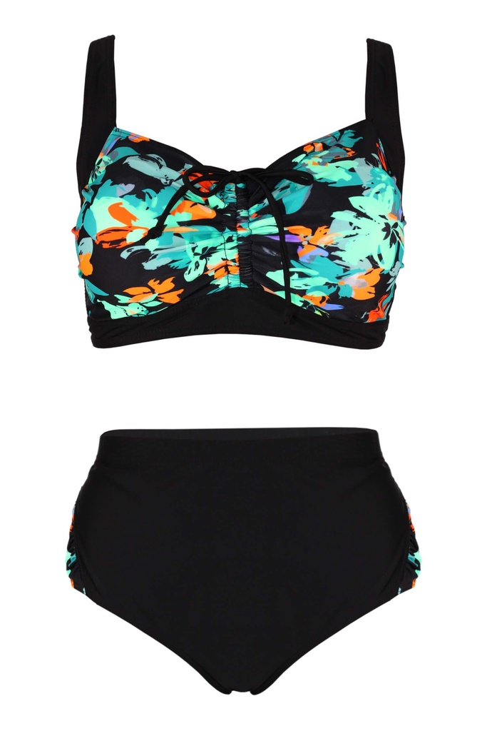 Salma Color dvoudílné plavky pro plnoštíhlé S805