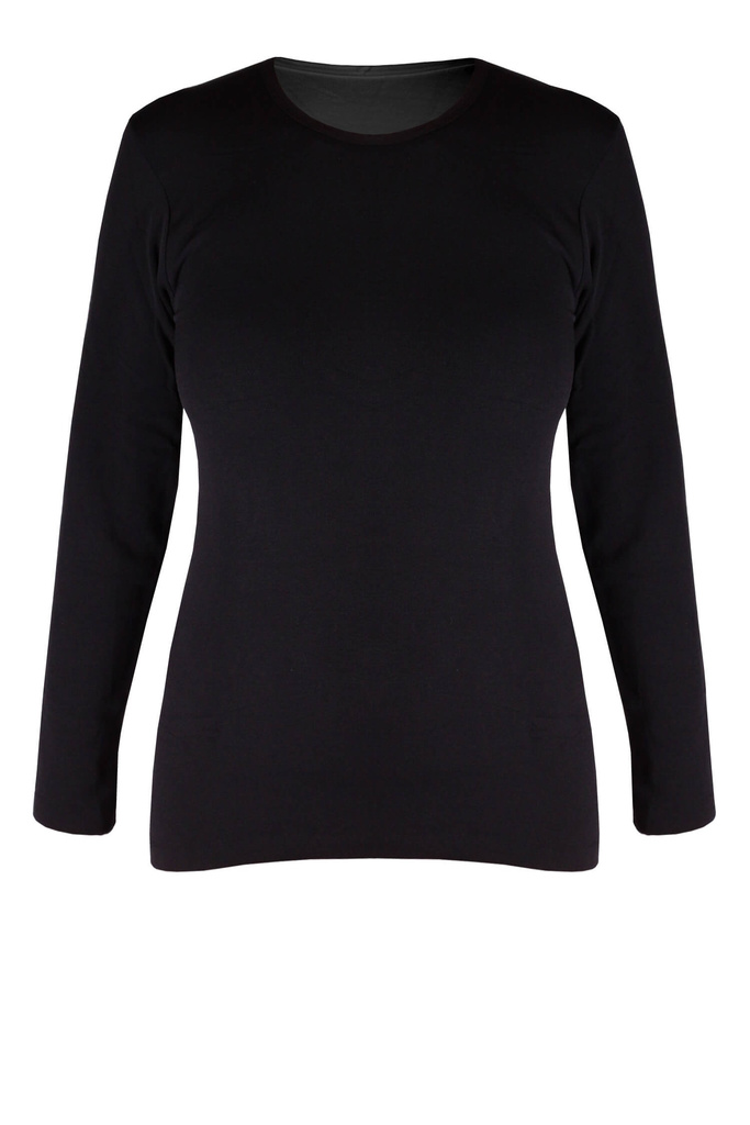 Milana dámské funkční triko zateplené dlouhý rukáv JMK010 černá XL