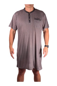 Slávek  pánská noční košile krátký rukáv V2649