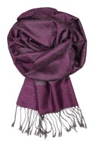 Roma kašmírová šála pro ženy_107 tmavě fialová
