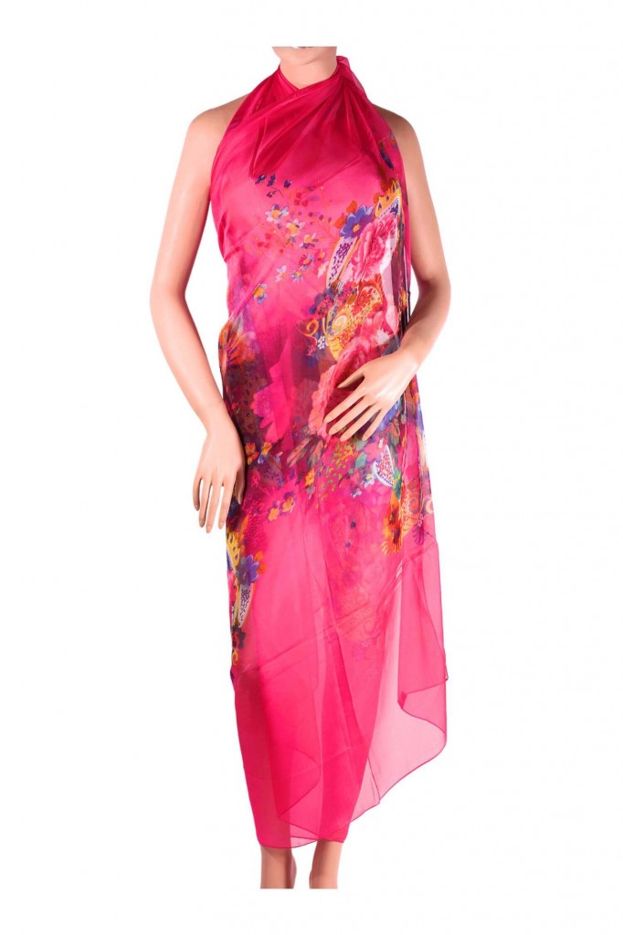 Zvonilka lehký pareo šátek na plavky 2312