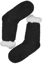 Hřejivé ponožky s protiskluzem Chic antracitová světlá šedá 42-44