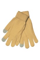 Libuška pletené rukavice na telefon 329 kapučíno béžová