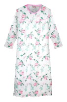 Věruška hřejivá noční košile s dlouhým rukávem 6548 růžová 3XL