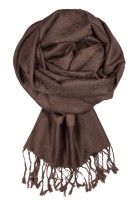 Venezia kašmírový šál - pašmína_21 hnědá