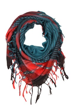 Šátek palestina LA1056 petrolejová