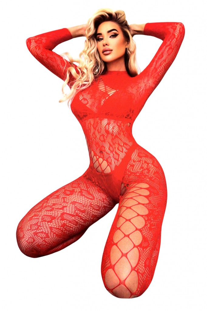 Sexy overal s průstřihy  7868