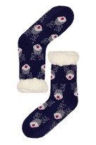Mounty Sob hřejivé ponožky beránek WW058 tmavě modrá 38-42