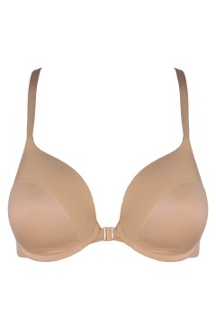 DKNY vyzužená hladká podprsenka béžová 65F
