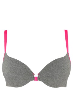 Xapuri push up s předním i zadním zapínáním B75 šedá 70B