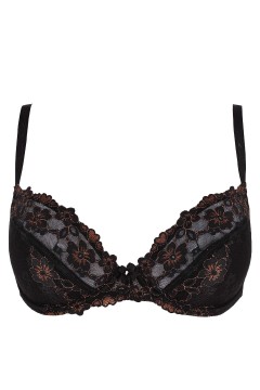 Antonela Diorella luxusní podprsenka s krajkou květovaná 9785