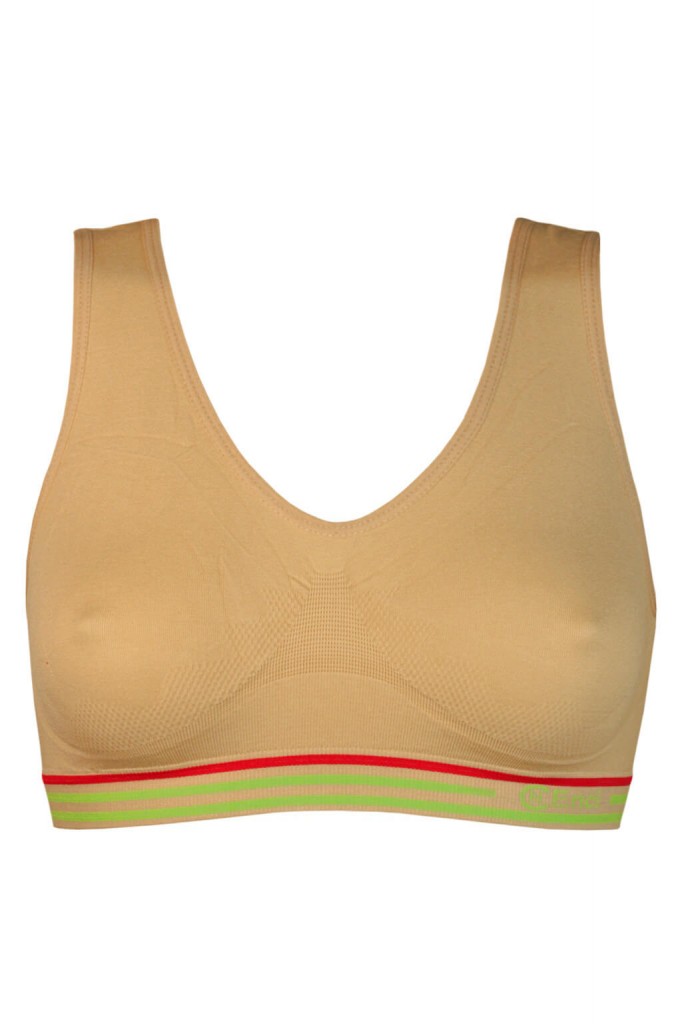 Adana Small sportovní podprsenka béžová M