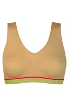 Adana Small sportovní podprsenka béžová M