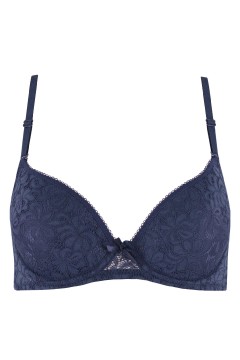 Rumina Blue vyztužená podprsenka s krajkou 8385