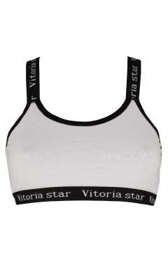 Vitoria star měkká podprsenka s tvarovanými vycpávkami 51403 bílá M