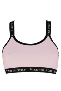 Vitoria star měkká podprsenka s tvarovanými vycpávkami 51403 růžová M