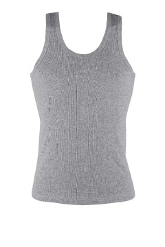 Yily Grey pánské tílko hladké bavlna