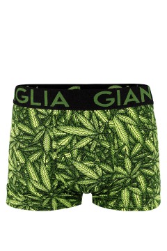 Elvin pánské boxerky vtipné marihuana khaki L