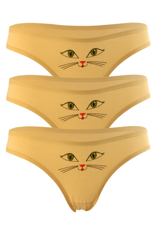 My Cat - bikinové kalhotky 3ks