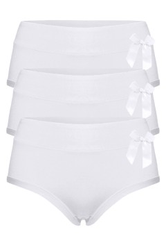 Anet jednobarevné kalhotky vyšší 9033 - 3 bal