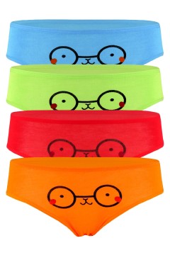 Gafala Colori veselé kalhotky bambus - 3 bal