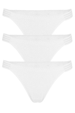 Erika jednobarevné kalhotky s pásky WNWC 82711- 3 bal