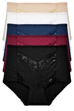 Radka vysoké kalhotky s krajkou 9084 - 3bal