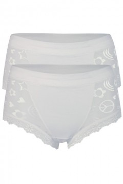 Ella klasické kalhotky vyšší - dvojbal