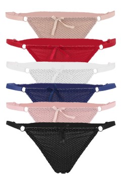 Jona výrazně vykrojené brazilky puntíky 008