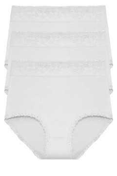 Josefa bavlněné kalhotky vysoký pas 9083 - 3bal