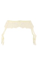 Sielei podvazkový pás ecru smetanová L