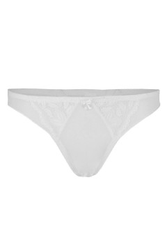 Lucie - dámská krajková tanga bílá L