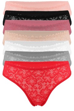 Majda dámská krajková tanga 3306 - 3bal