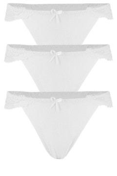 Buna bavlněná tanga C359 - trojbal