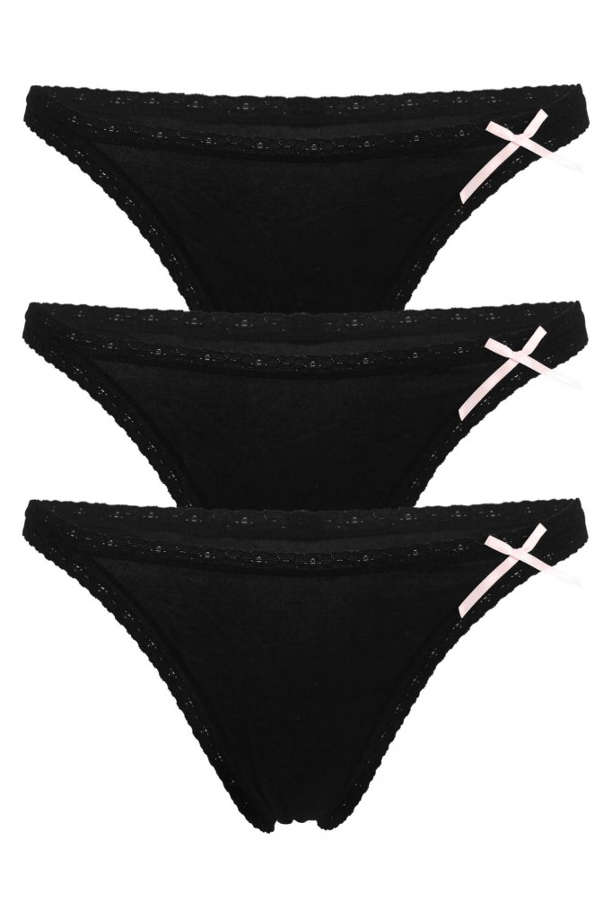 Jola dámská tanga bavlna - 3bal.