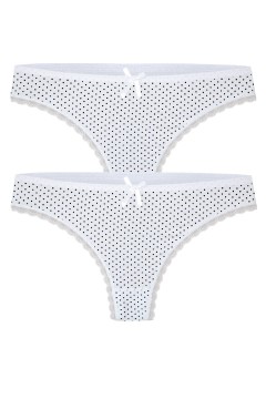 Malka dámská tanga s puntíky 806 - 2bal.