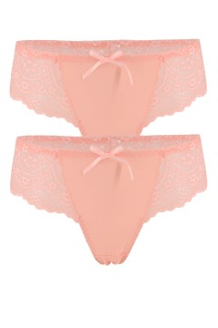 Lasca tanga krajkový pás 2641-1S - dvojbal