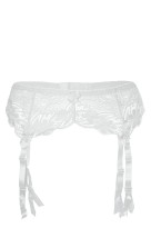 Africano White podvazky bílá L