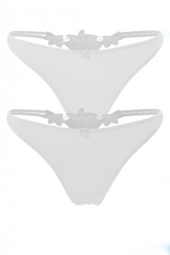 Claudie vyšší tanga - 2ks