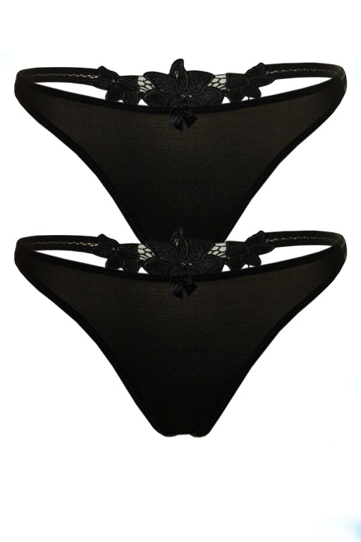 Claudie vyšší tanga - 2ks