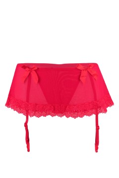 Ariana devil sexy tanga s podvazkovým pásem 611 červená L