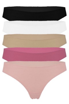 Žema bavlněná tanga - trojbal 3396