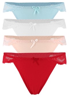 Bubble vyšší tanga bavlna C359 - trojbal