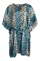 Diona šaty na pláž kaftan SD-01 modrá